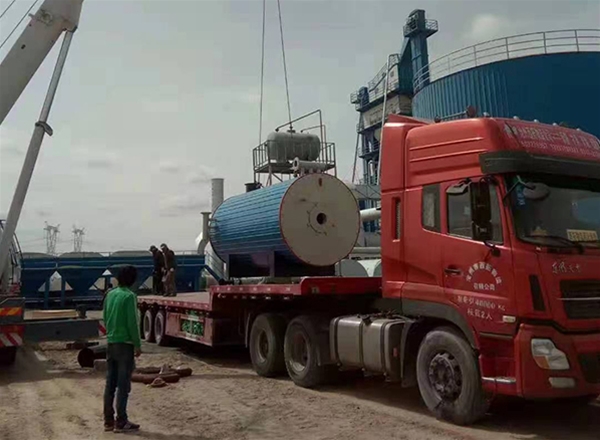 93萬大卡燃?xì)忮仩t在客戶現(xiàn)場運(yùn)行中